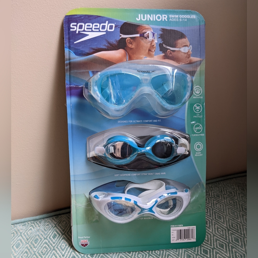 Speedo Junior Swim Goggles, Ages 6-14